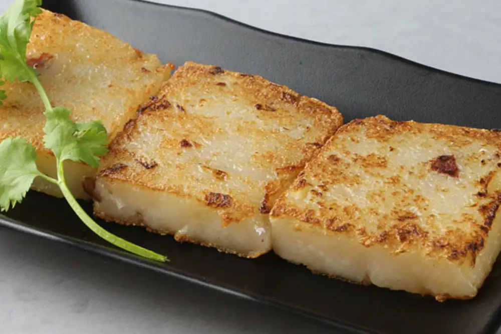 Pan Fried Turnip Cakes